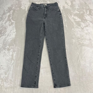 Madewell Jeans Womens 25 Grey Denim The Curvy Perfect Vintage Jean Preppy Casual
